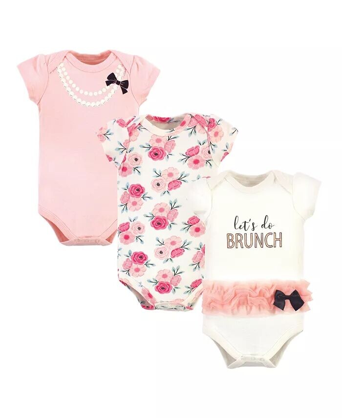 Хлопковые боди Baby Girls Treasure Baby, 3 шт., Lets Do Brunch Little Treasure, розовый
Хлопковые боди Baby Girls Treasure Baby, 3 шт., Lets Do Brunch Little Treasure, розовый