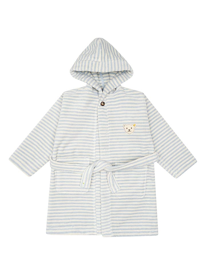 Steiff Банный халат кремового/светло-голубого цвета
Steiff Банный халат кремового/светло-голубого цвета