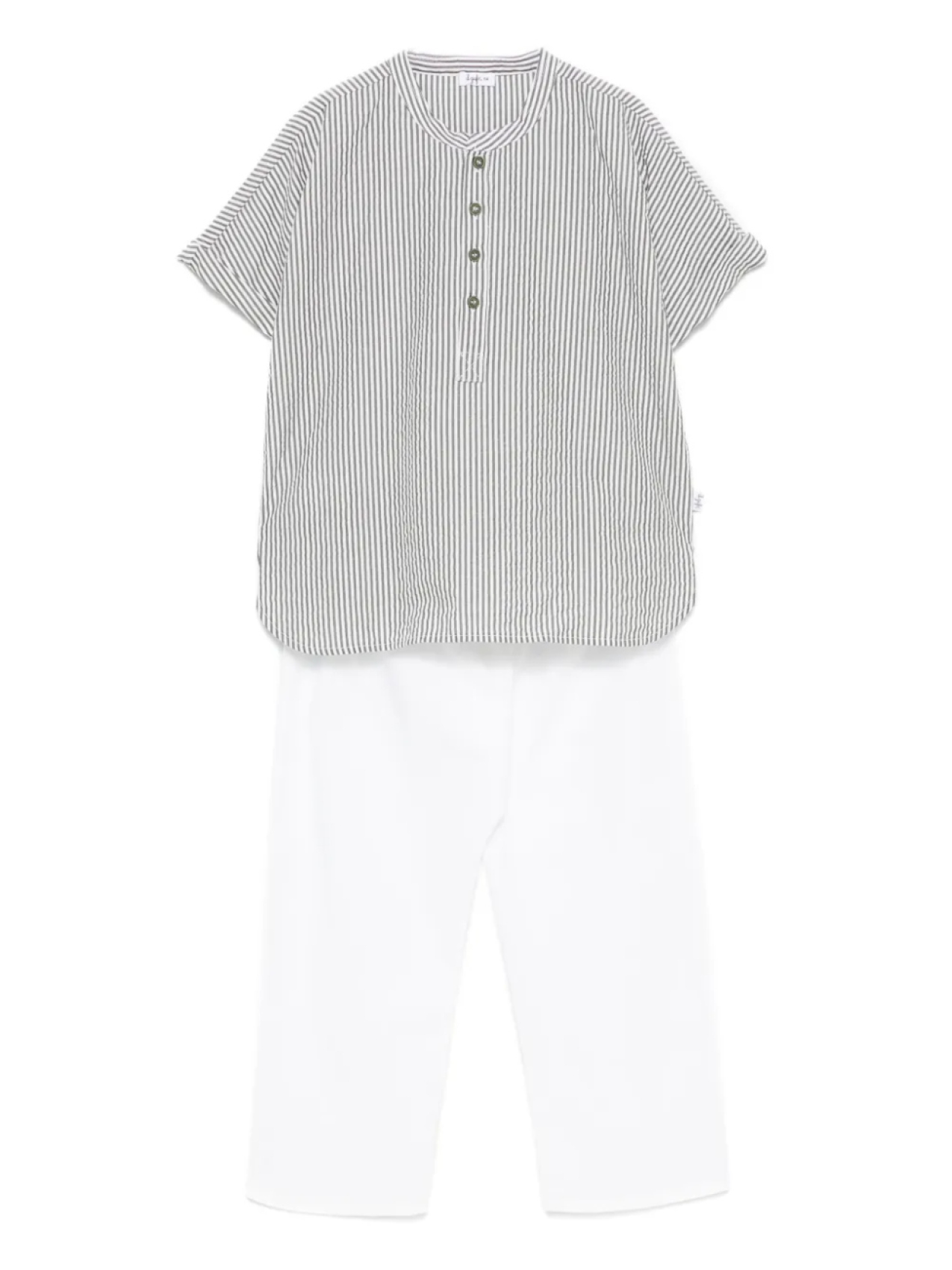 Комплект полосатых брюк Il Gufo, белый
Комплект полосатых брюк Il Gufo, белый