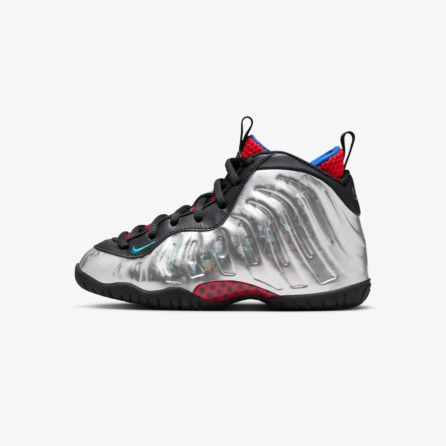 Кроссовки детские Nike Little Posite One, серебристый металлик 
Кроссовки детские Nike Little Posite One, серебристый металлик