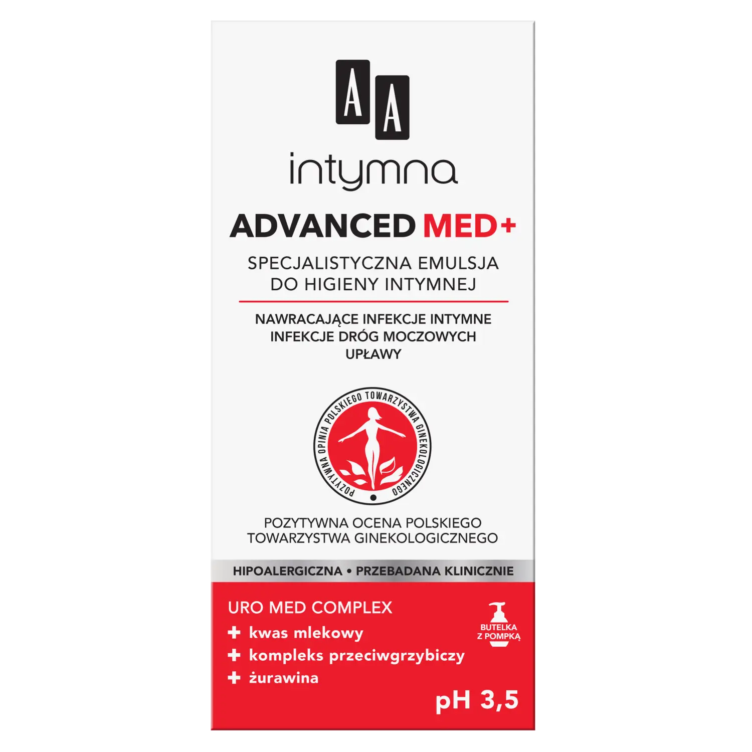 AA Intymna Med Advanced Ph 3,5 специальная эмульсия для интимной гигиены ph 3,5, 300 мл
AA Intymna Med Advanced Ph 3,5 специальная эмульсия для интимной гигиены ph 3,5, 300 мл