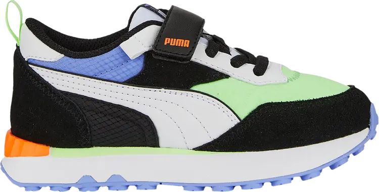 Кроссовки Puma Rider FV Little Kid Elektro Purple Fizzy Lime, фиолетовый
Кроссовки Puma Rider FV Little Kid Elektro Purple Fizzy Lime, фиолетовый