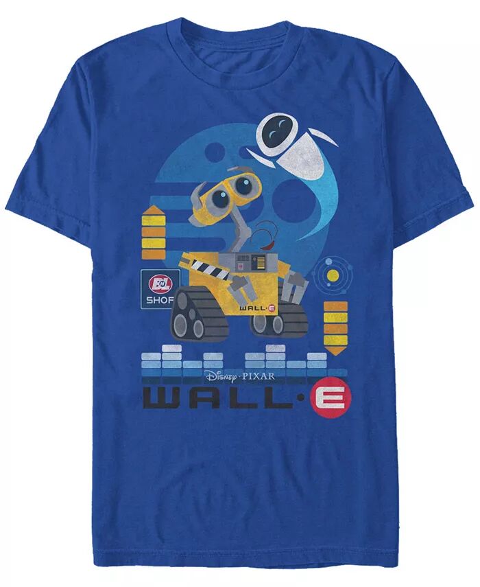 Футболка с коротким рукавом для мужчин Disney Pixar Wall-E Geometric Play Fifth Sun, синий
Футболка с коротким рукавом для мужчин Disney Pixar Wall-E Geometric Play Fifth Sun, синий