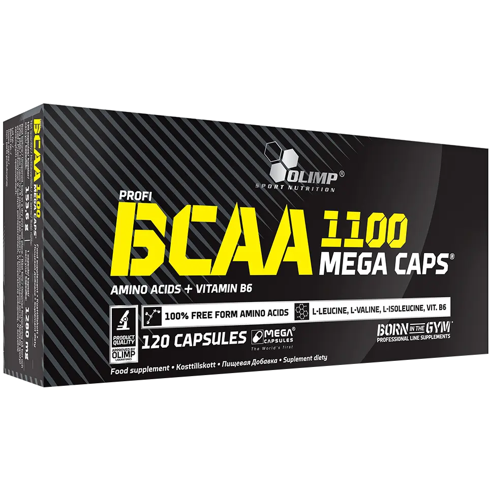Olimp BCAA 1100 биологически активная добавка, 120 кап./1 уп.
Olimp BCAA 1100 биологически активная добавка, 120 кап./1 уп.