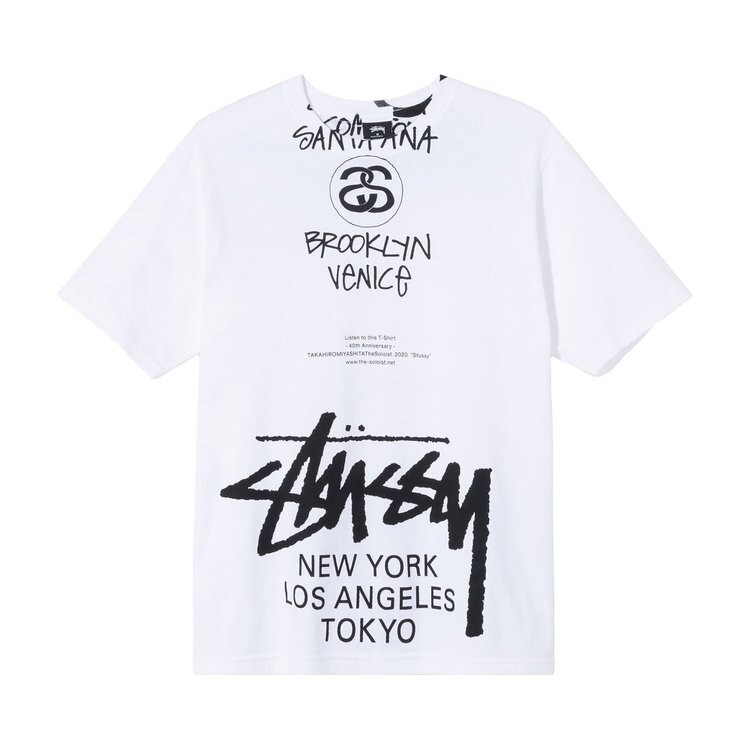 Футболка Stussy x Takahiro Miyashita The Soloist World Tour Collection T-Shirt 'White', белый
Футболка Stussy x Takahiro Miyashita The Soloist World Tour Collection T-Shirt 'White', белый