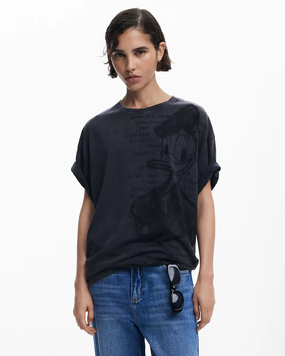 Женская футболка Дональд Дак Desigual, темно-серый
Женская футболка Дональд Дак Desigual, темно-серый