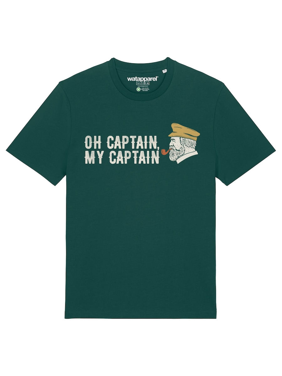 Рубашка Watapparel Oh Captain My Captain, темно-зеленый
Рубашка Watapparel Oh Captain My Captain, темно-зеленый