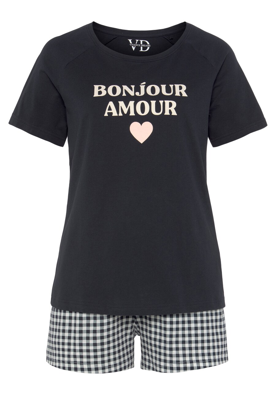 Короткий пижамный комплект VIVANCE Dreams, Black
Короткий пижамный комплект VIVANCE Dreams, Black