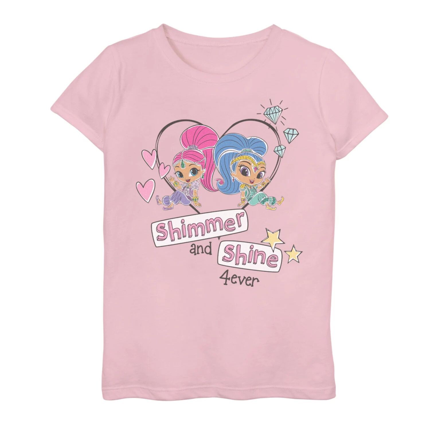 Футболка с рисунком Nickelodeon Shimmer & Shine 4ever для девочек 7–16 лет, групповая фотография Nickelodeon
Футболка с рисунком Nickelodeon Shimmer & Shine 4ever для девочек 7–16 лет, групповая фотография Nickelodeon