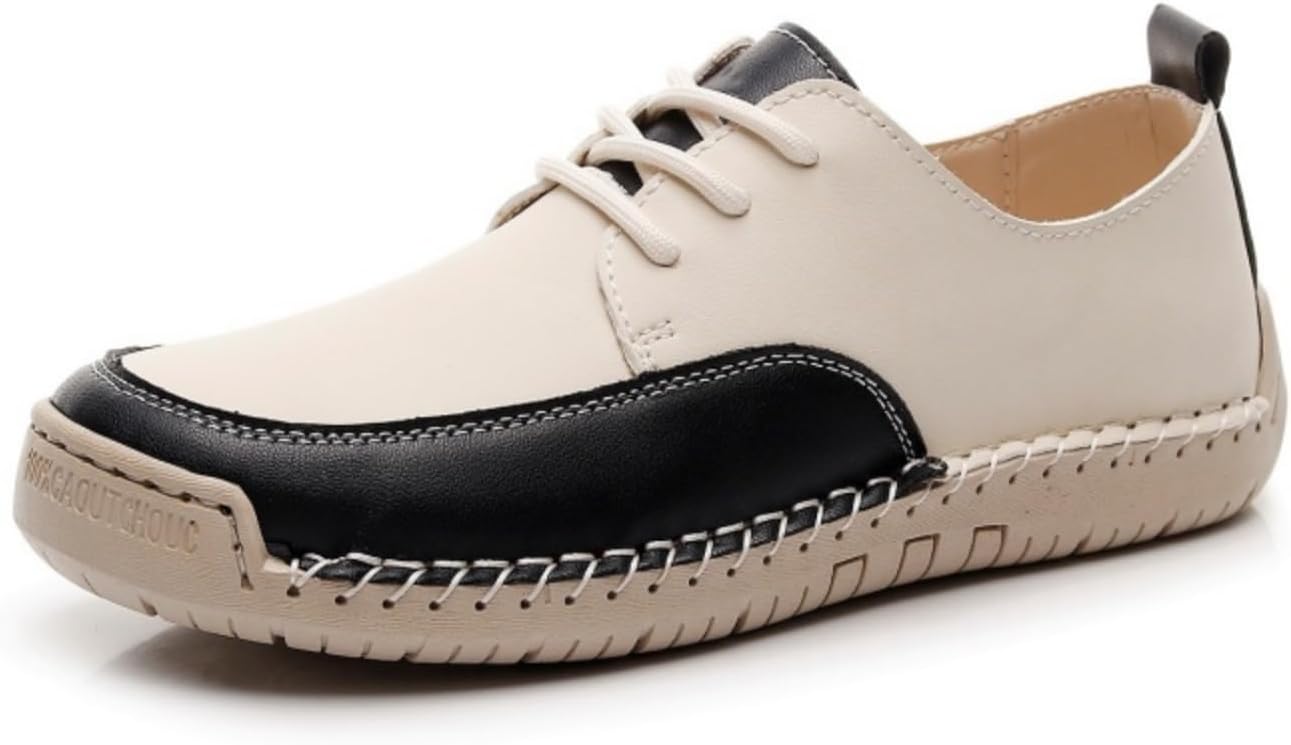 Мужские повседневные туфли из двухцветной кожи, стильные лоферы на шнуровке с ручной отделкой, легкие и дышащие для ежедневной носки Aokisx, черный
Мужские повседневные туфли из двухцветной кожи, стильные лоферы на шнуровке с ручной отделкой, легкие и дышащие для ежедневной носки Aokisx, черный