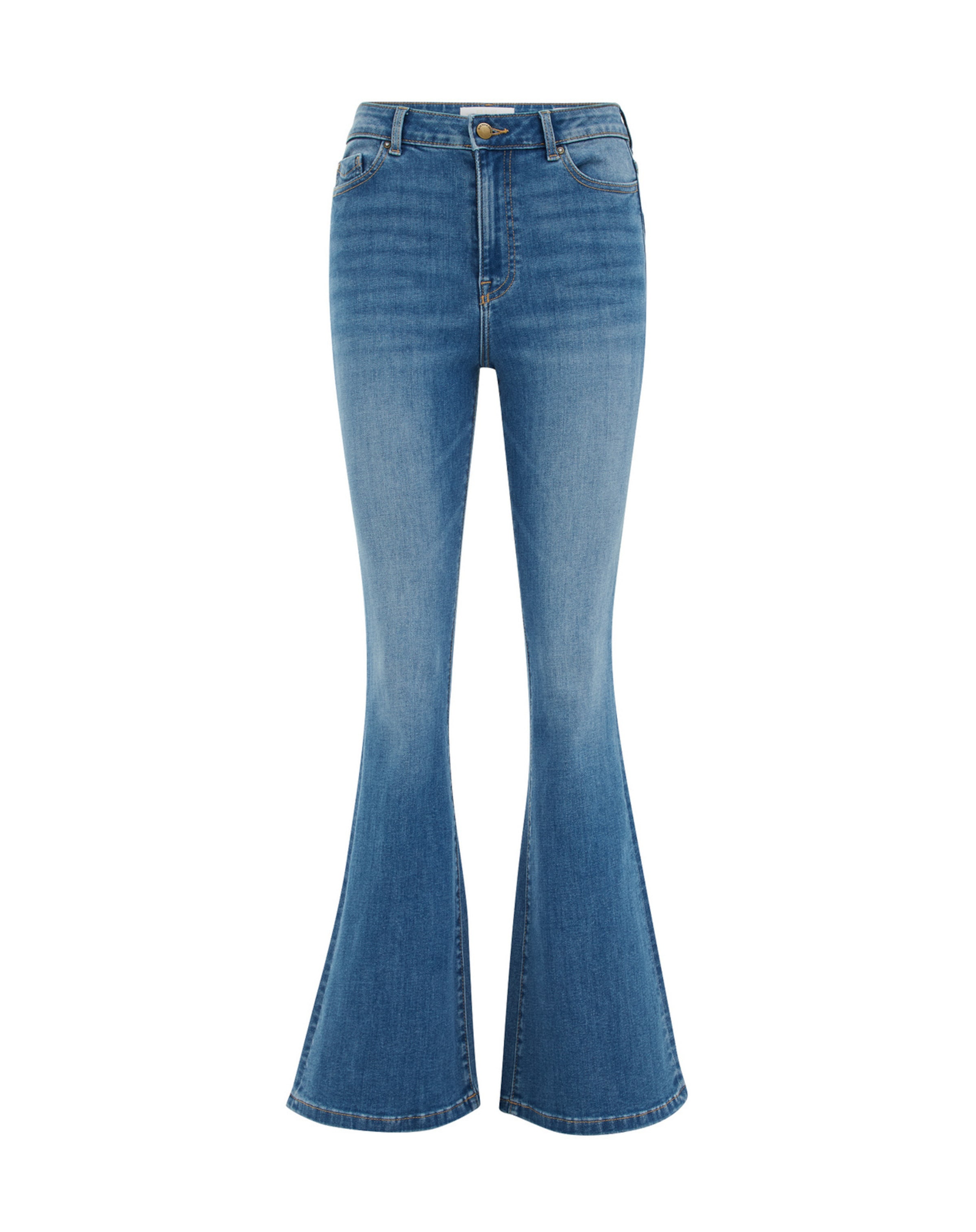 WE Fashion Синие расклешенные джинсы
WE Fashion Синие расклешенные джинсы