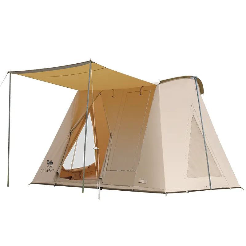 Палатка для кемпинга с одной комнатой, наружной крышей и сеткой на гребне CAMEL
Палатка для кемпинга с одной комнатой, наружной крышей и сеткой на гребне CAMEL