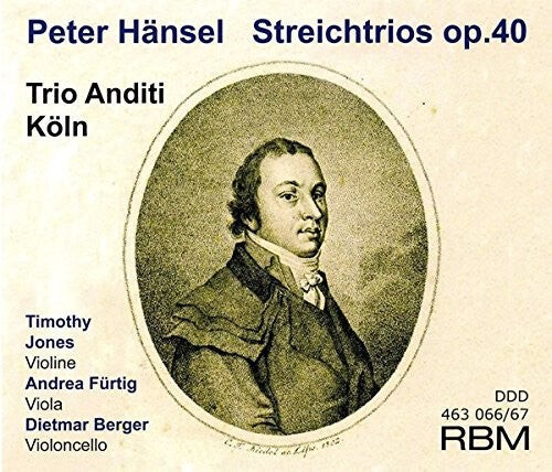 CD диск Hansel / Trio Anditi Koln: String Trios Op. 40
CD диск Hansel / Trio Anditi Koln: String Trios Op. 40