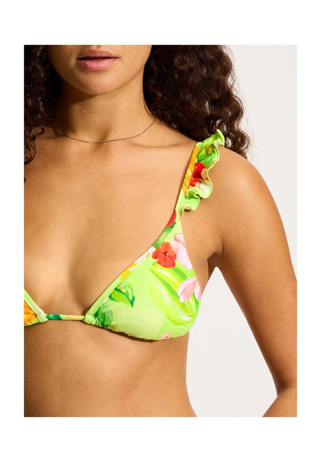 Верх бикини с оборками Tropique Seafolly, цвет aloe gel
Верх бикини с оборками Tropique Seafolly, цвет aloe gel