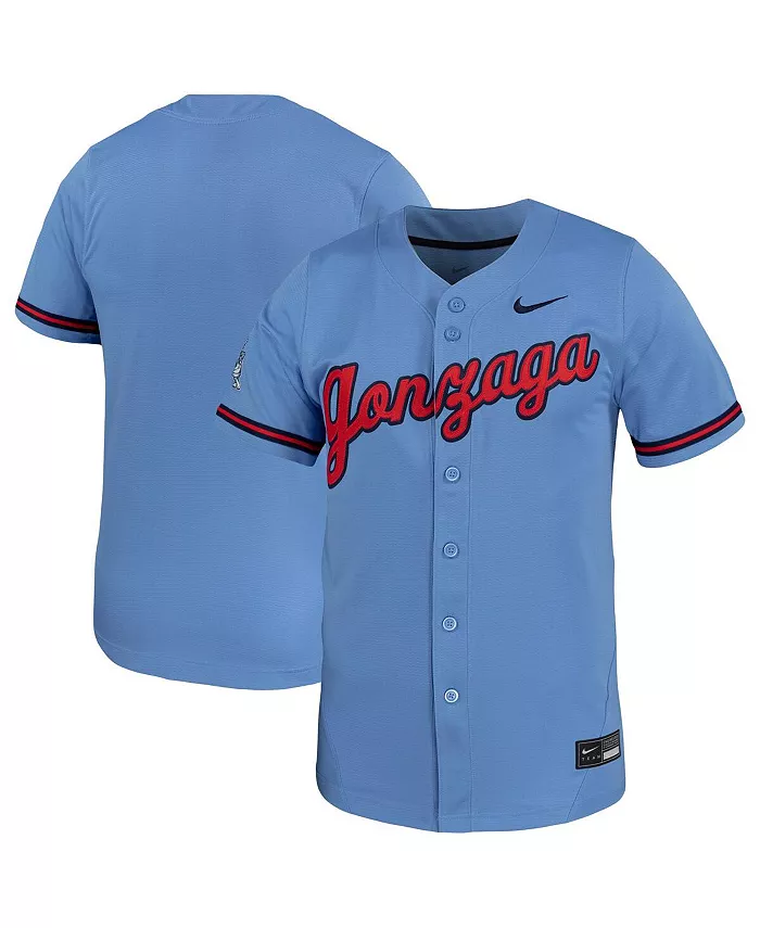 Мужская бейсбольная реплика джерси Gonzaga Bulldogs светло-голубого цвета Nike
Мужская бейсбольная реплика джерси Gonzaga Bulldogs светло-голубого цвета Nike