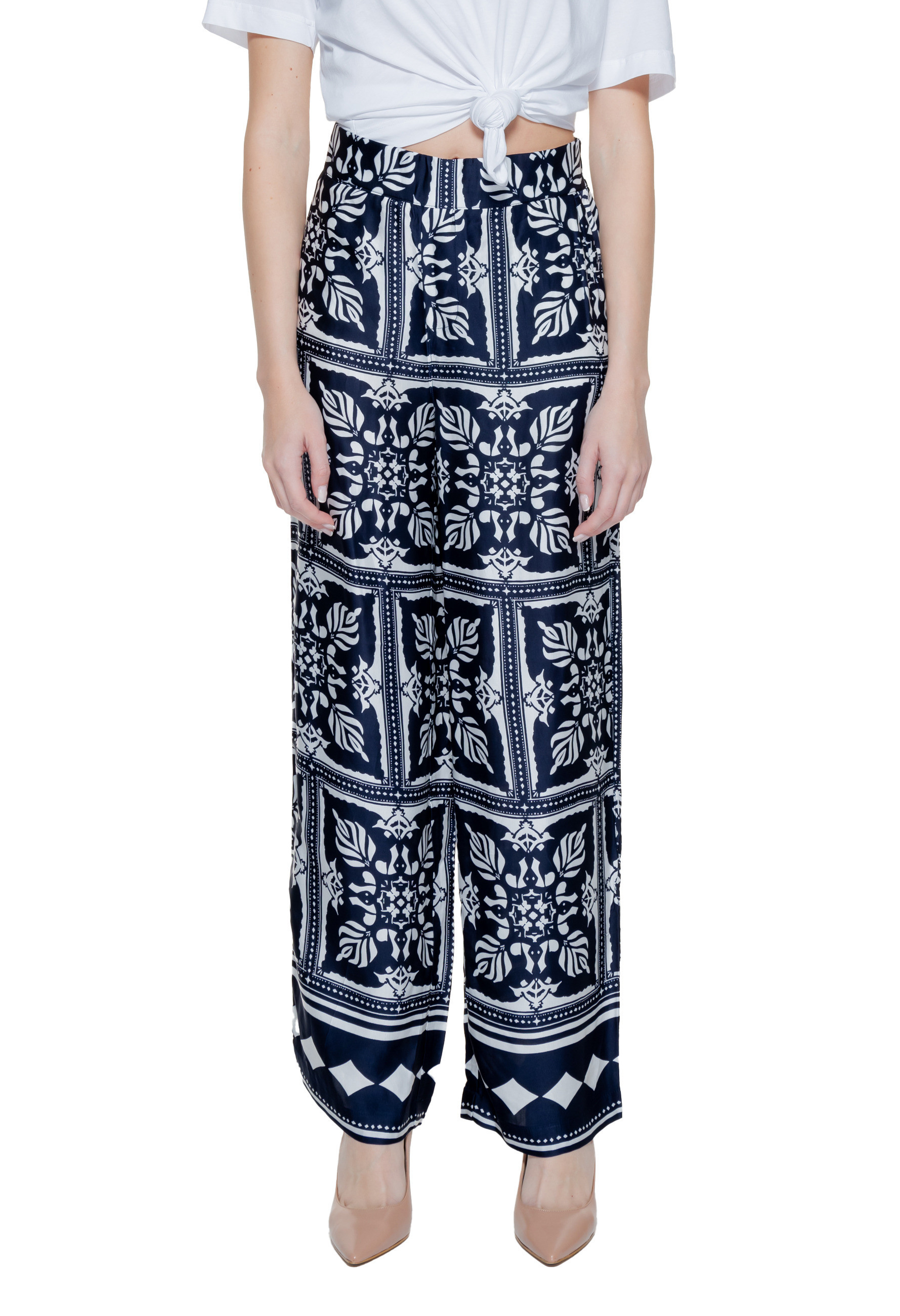 Брюки женские Street One из вискозы с принтом, сине-белый
Брюки женские Street One из вискозы с принтом, сине-белый