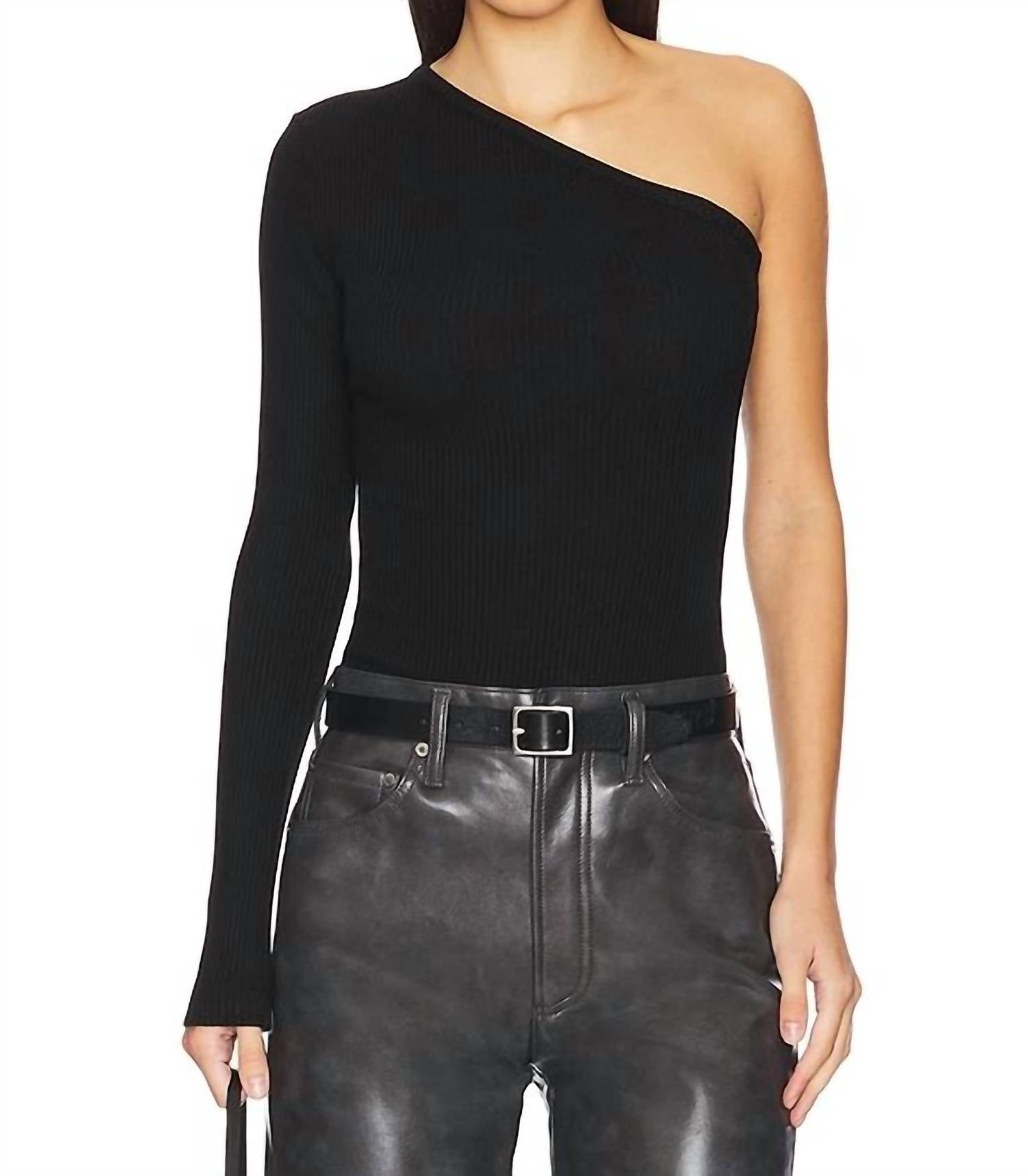 Боди Glynn черного цвета AGOLDE
Боди Glynn черного цвета AGOLDE