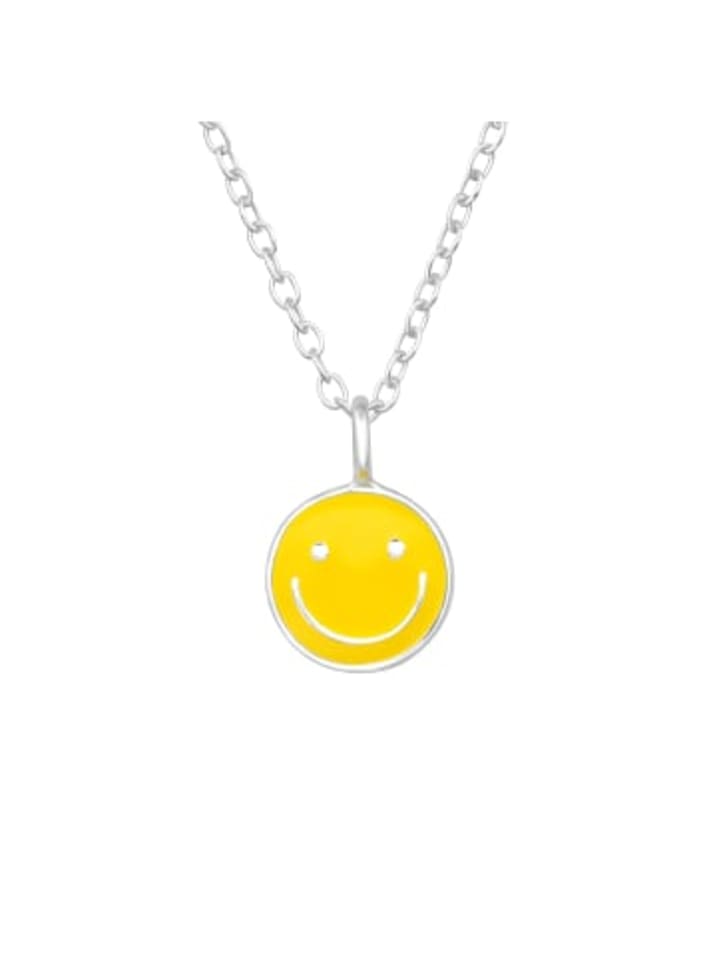 Alexander York Колье с подвеской в виде смайлика, желтого цвета, из серебра 925 пробы, комплект из двух серебряных элементов
Alexander York Колье с подвеской в виде смайлика, желтого цвета, из серебра 925 пробы, комплект из двух серебряных элементов