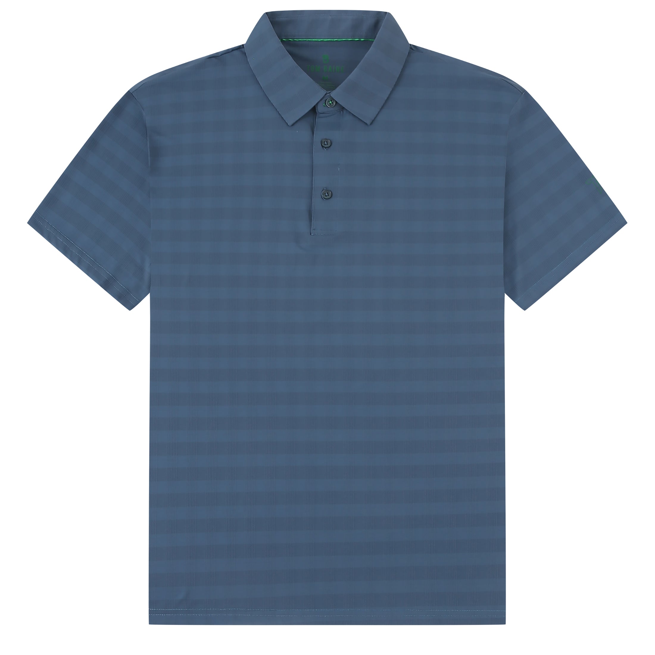 Поло Tom Baine Performance Stretch Plaid с коротким рукавом, зеленый 
Поло Tom Baine Performance Stretch Plaid с коротким рукавом, зеленый