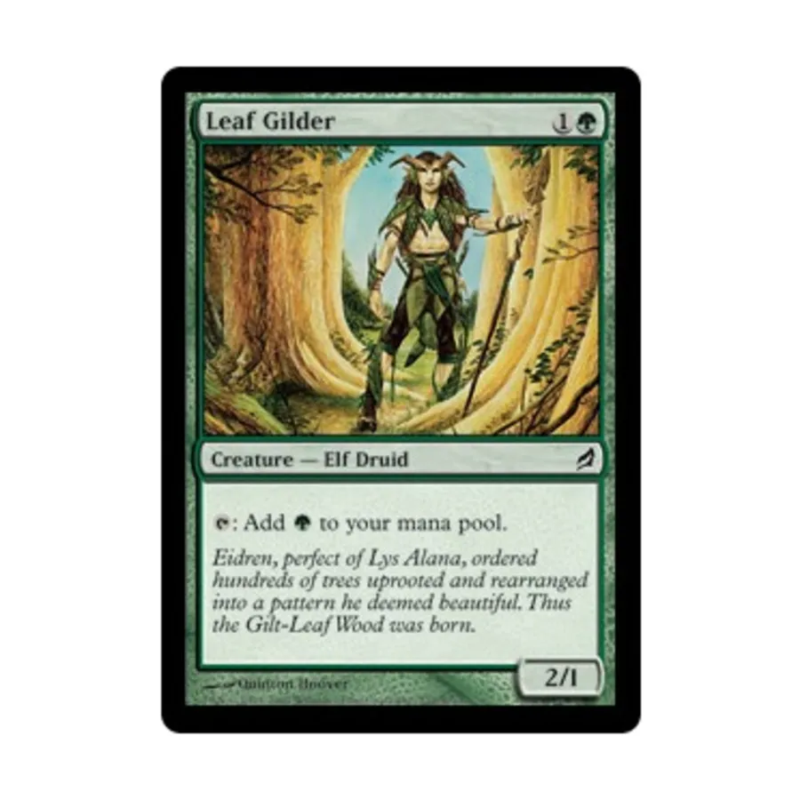 CCG Листовой позолотчик (C) (Фольга), MTG - Lorwyn 
CCG Листовой позолотчик (C) (Фольга), MTG - Lorwyn