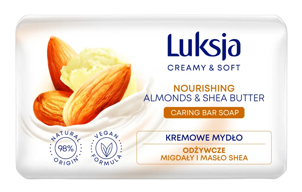 Luksja Almond кусковое мыло, 90 г
Luksja Almond кусковое мыло, 90 г