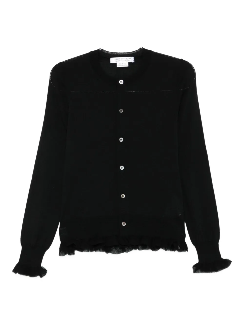 Кардиган с оборками Comme Des Garçons Comme Des Garçons, черный
Кардиган с оборками Comme Des Garçons Comme Des Garçons, черный