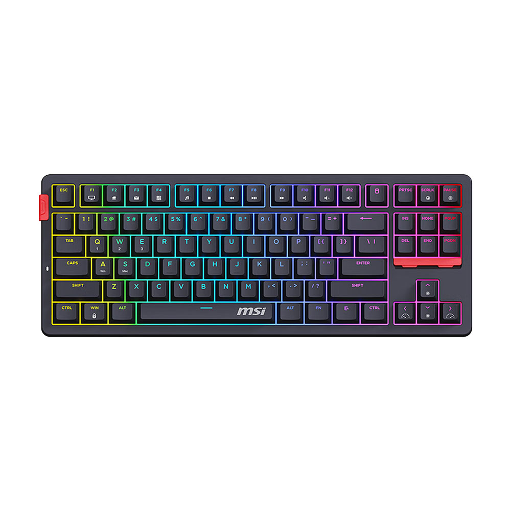 Игровая клавиатура MSI FORGE GK300 W, Red Switches, черный, английская раскладка
Игровая клавиатура MSI FORGE GK300 W, Red Switches, черный, английская раскладка