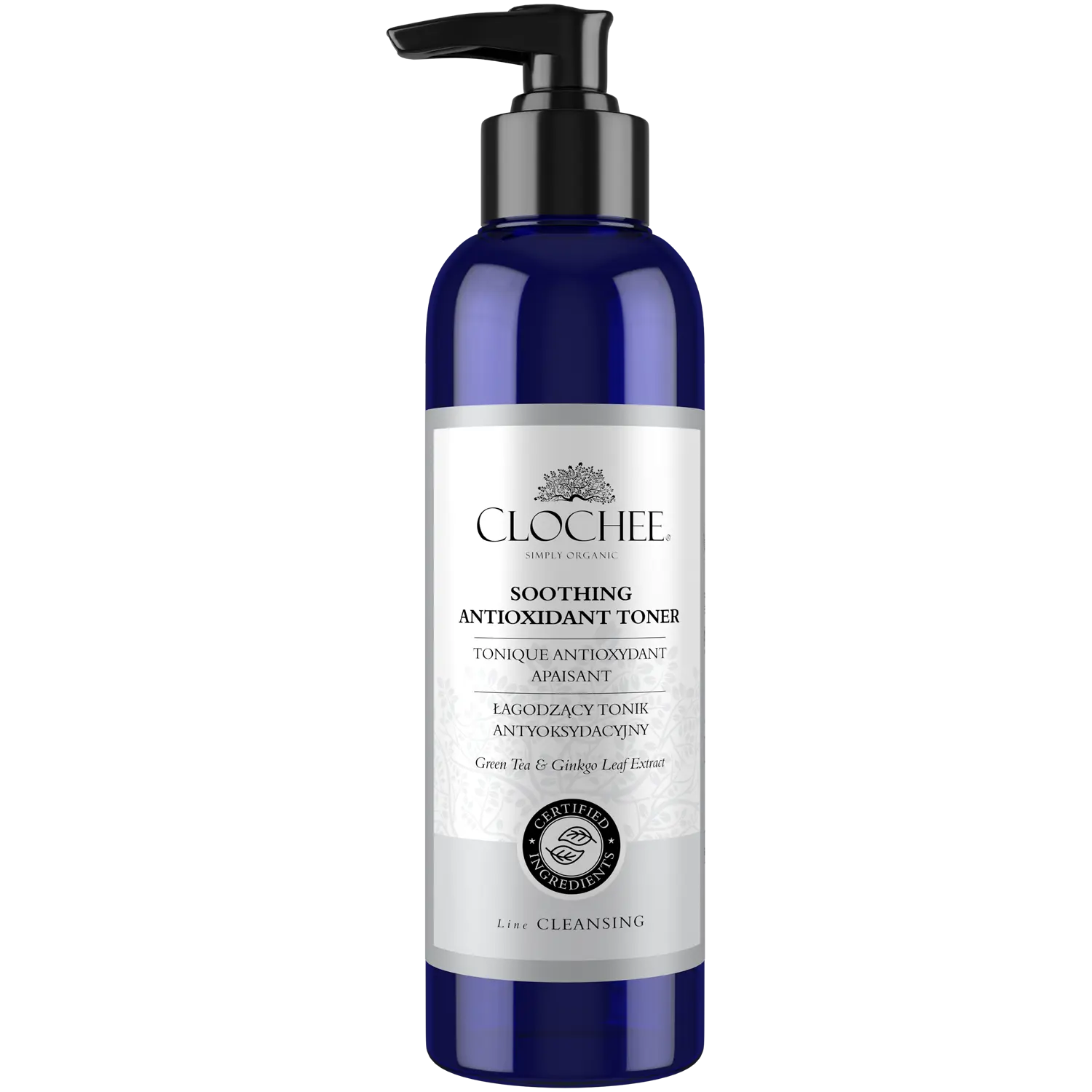 Clochee Cleansing успокаивающий антиоксидантный тоник, 250 мл 
Clochee Cleansing успокаивающий антиоксидантный тоник, 250 мл