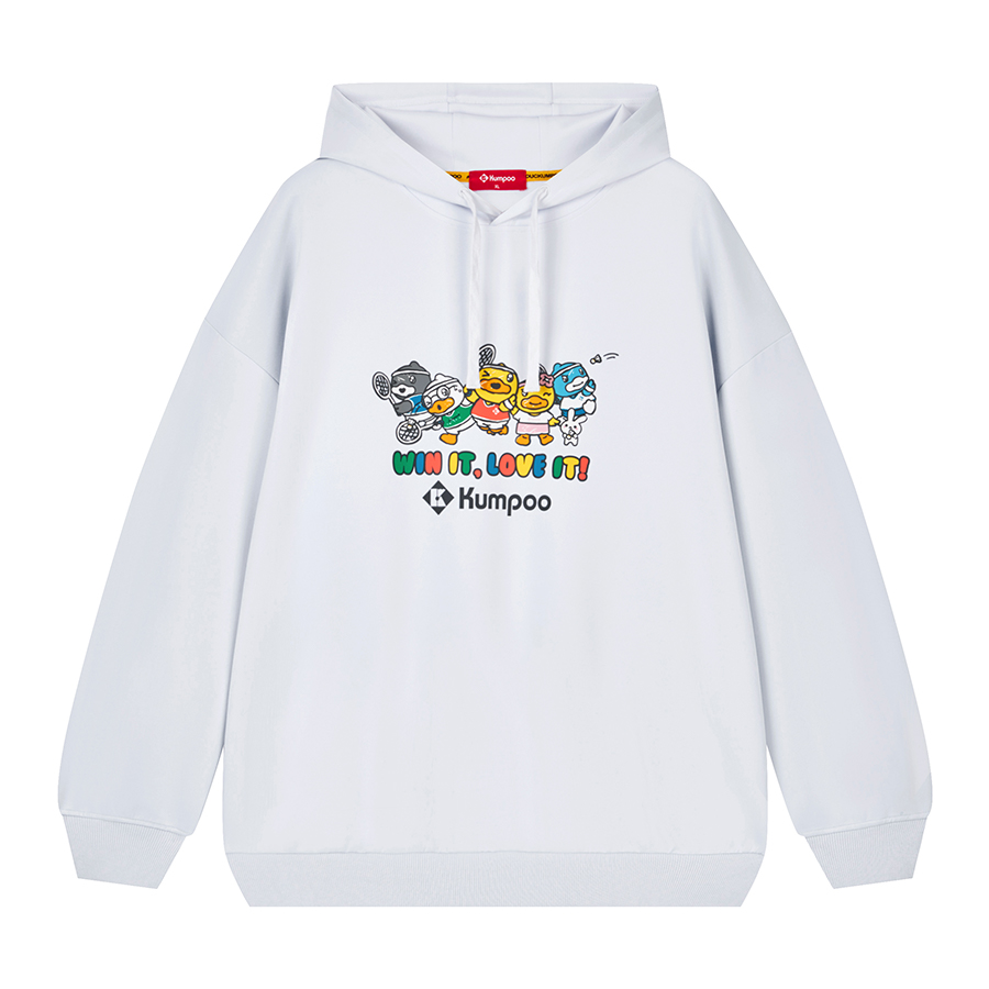 KUMPOO Американский свитшот унисекс белый
KUMPOO Американский свитшот унисекс белый