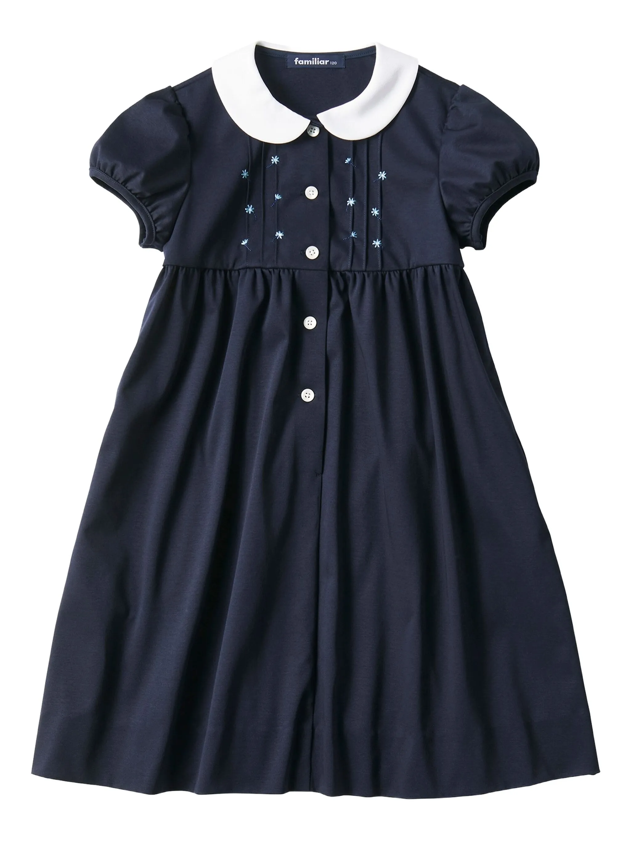 Платье с воротником Питер Пэн и вышивкой Familiar, синий
Платье с воротником Питер Пэн и вышивкой Familiar, синий