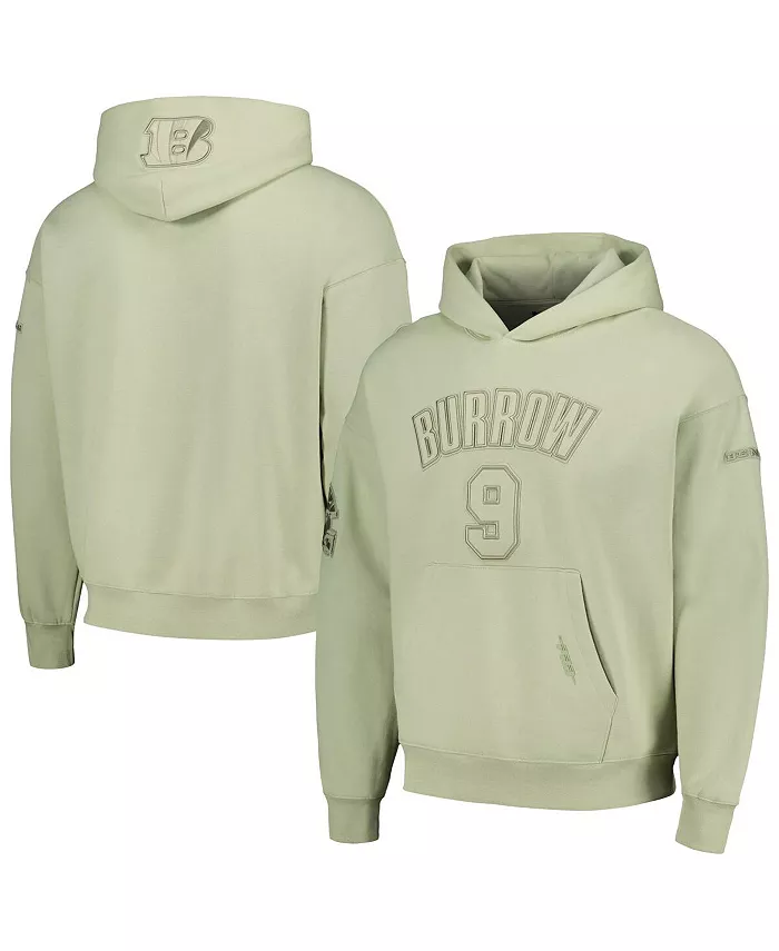 Мужская толстовка с капюшоном Joe Burrow светло-зеленая Cincinnati Bengals с именем и номером игрока Pro Standard
Мужская толстовка с капюшоном Joe Burrow светло-зеленая Cincinnati Bengals с именем и номером игрока Pro Standard