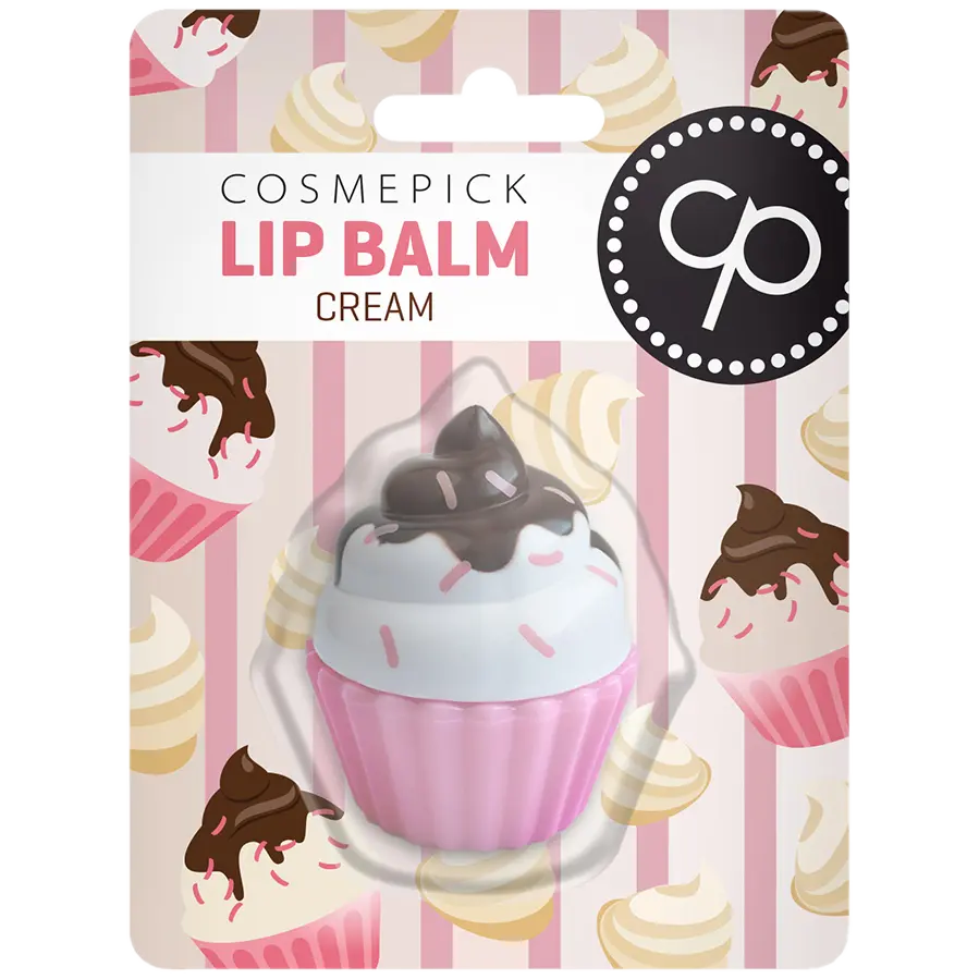 Cosmepick Cream Cupcake бальзам для губ, 6 г
Cosmepick Cream Cupcake бальзам для губ, 6 г