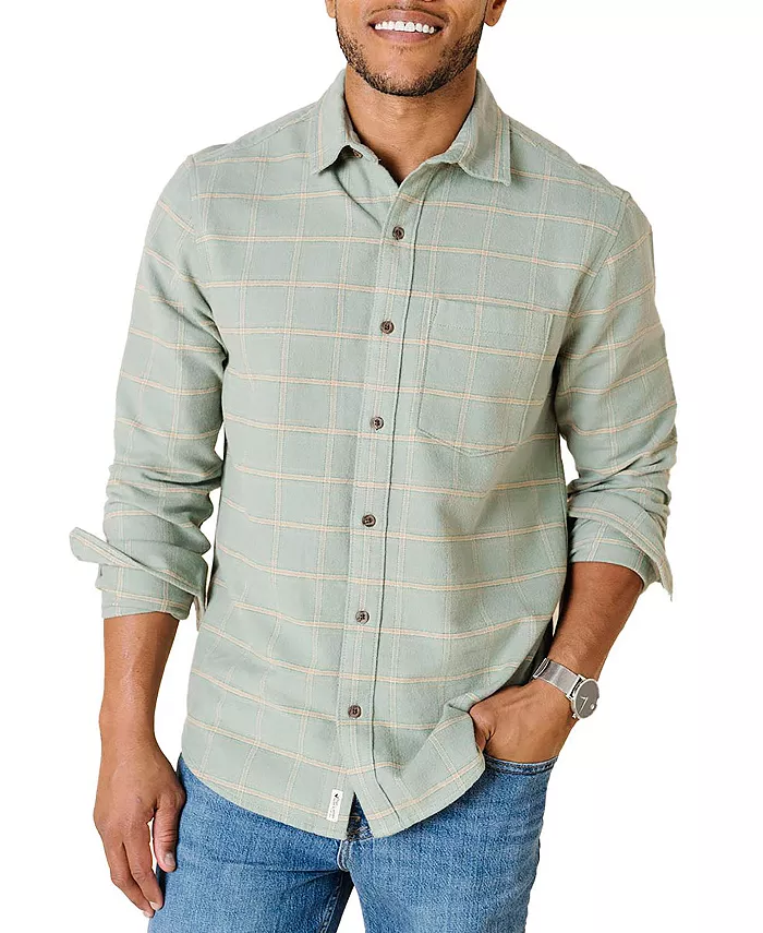 Мужская фланелевая рубашка на пуговицах с мягкой щеточной отделкой Hope & Henry, зеленый
Мужская фланелевая рубашка на пуговицах с мягкой щеточной отделкой Hope & Henry, зеленый