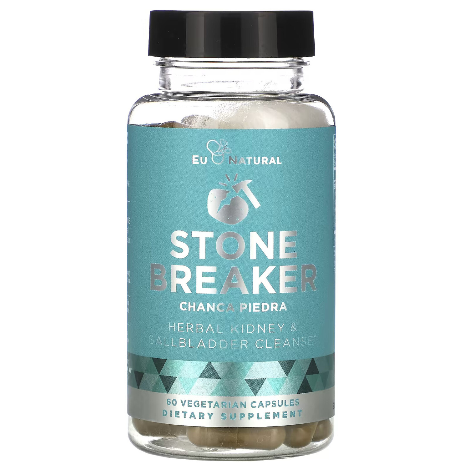 Eu Natural, STONE BREAKER, филлантус нирури, 60 вегетарианских капсул
Eu Natural, STONE BREAKER, филлантус нирури, 60 вегетарианских капсул