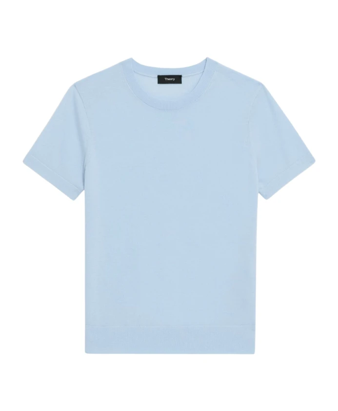 Синий свитер из мериносовой шерсти Theory, синий
Синий свитер из мериносовой шерсти Theory, синий