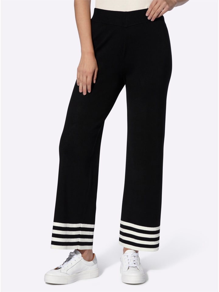 Тканевые брюки Heine, черный
Тканевые брюки Heine, черный