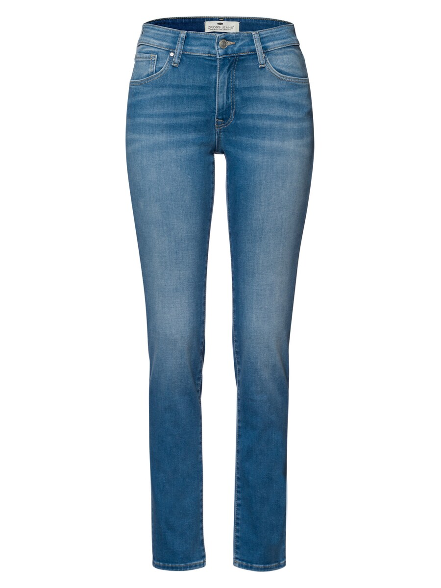 Облегающие джинсы CROSS JEANS Anya, синий деним 
Облегающие джинсы CROSS JEANS Anya, синий деним