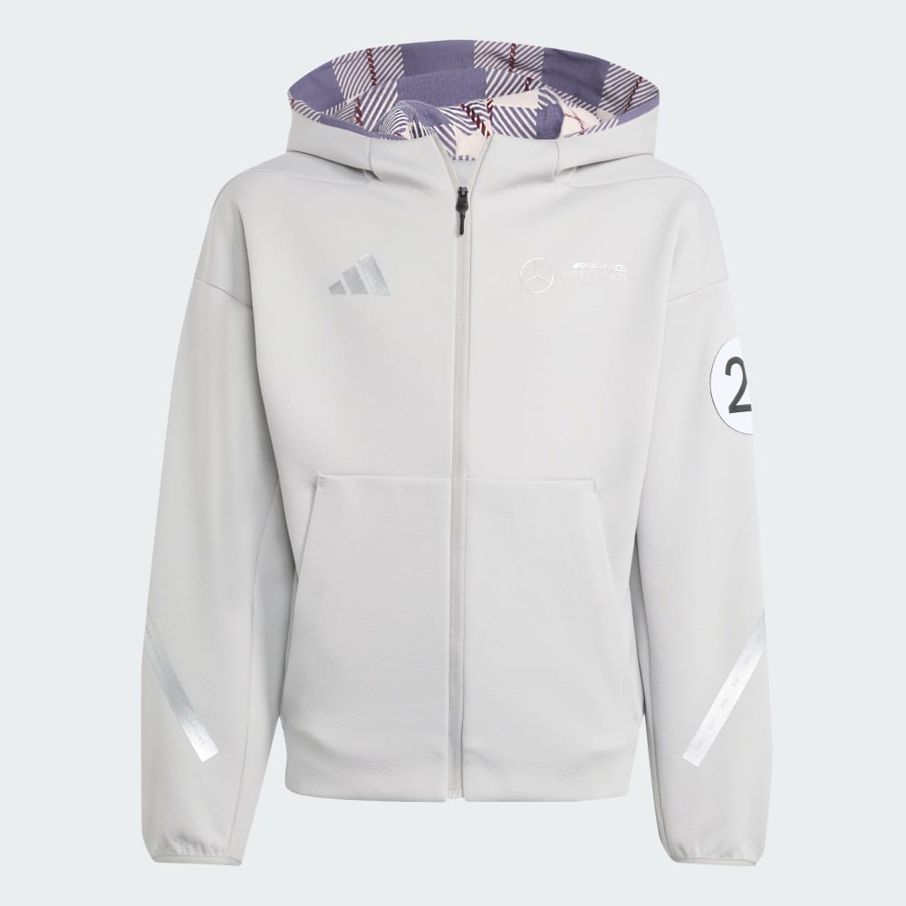 Спортивный костюм Adidas Mercedes - AMG Petronas Formula One Team Silver Arrows Full-Zip Hood Kids, цвет Grey Two
Спортивный костюм Adidas Mercedes - AMG Petronas Formula One Team Silver Arrows Full-Zip Hood Kids, цвет Grey Two