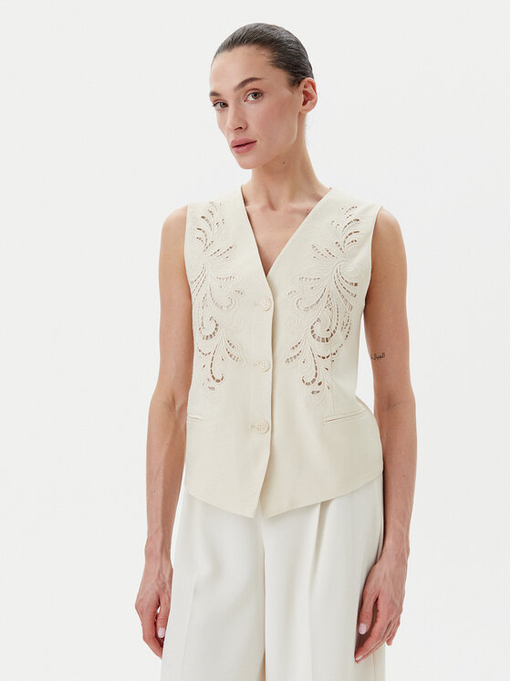 Облегающий жилет 251TP2161 Twinset, бежевый
Облегающий жилет 251TP2161 Twinset, бежевый