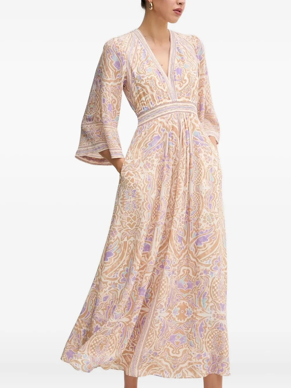 Платье макси Abby с V-образным вырезом Hale Bob, нейтральный
Платье макси Abby с V-образным вырезом Hale Bob, нейтральный