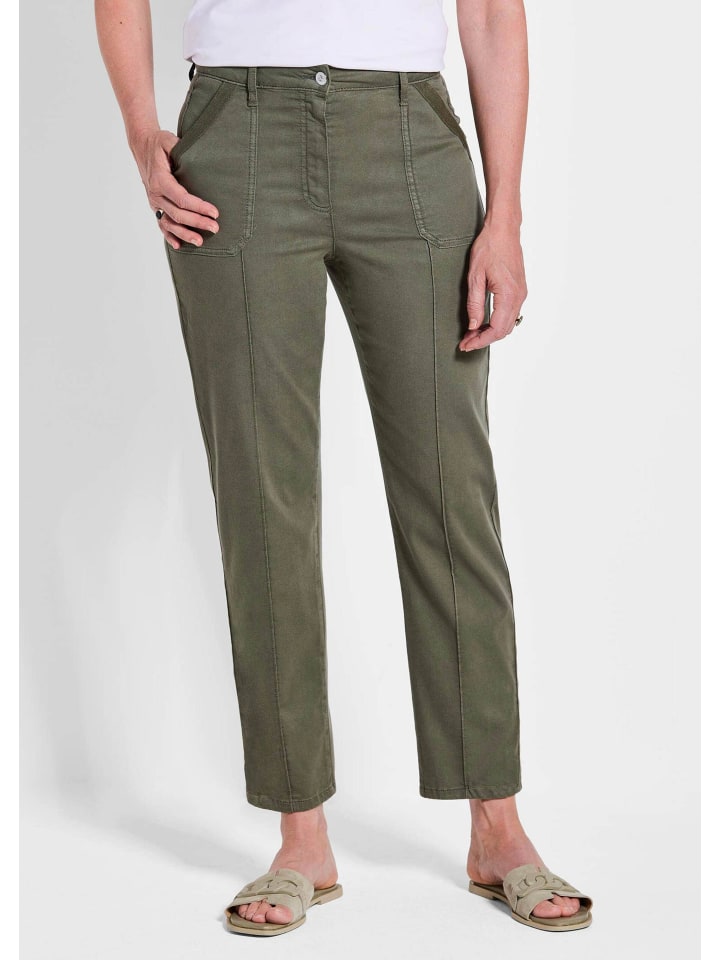 Тканевые брюки GOLDNER, хаки
Тканевые брюки GOLDNER, хаки