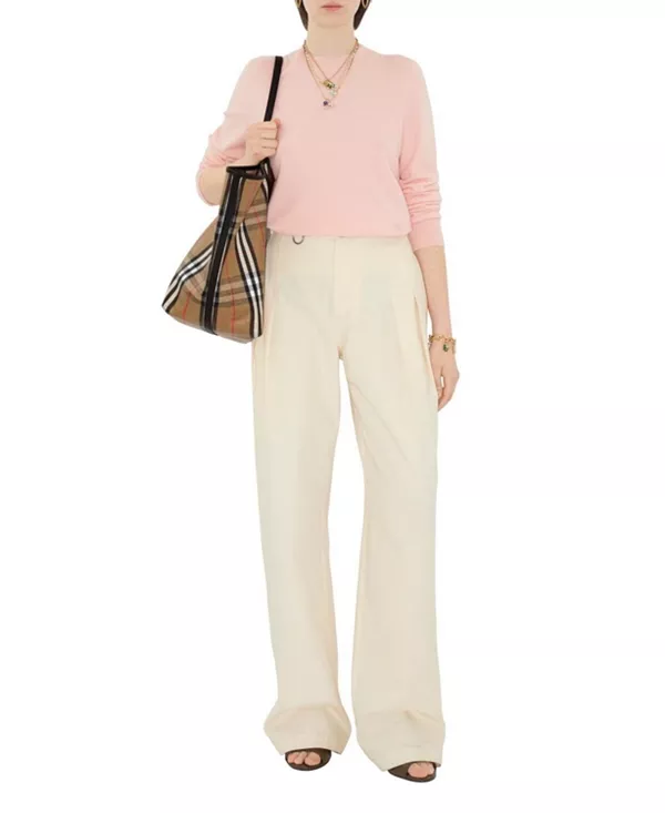 Свитер из смеси кашемира Burberry, розовый
Свитер из смеси кашемира Burberry, розовый