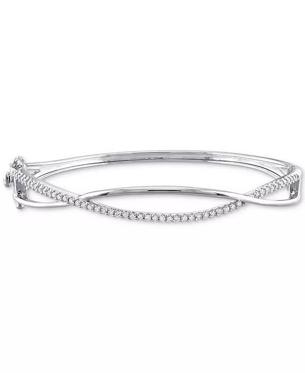 Браслет-Браслет с перекрещивающимися звеньями из муассанита (1/2 карата) из стерлингового серебра Macy'S, white
Браслет-Браслет с перекрещивающимися звеньями из муассанита (1/2 карата) из стерлингового серебра Macy'S, white