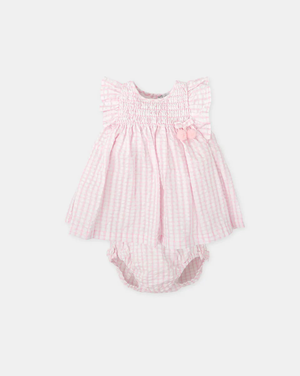 Платье для девочки розового виши с подходящими трусиками Tutto Piccolo, цвет Rosa
Платье для девочки розового виши с подходящими трусиками Tutto Piccolo, цвет Rosa