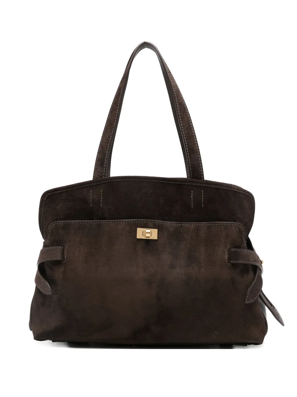 Сумка-тоут с ремешком Anya Hindmarch, коричневый
Сумка-тоут с ремешком Anya Hindmarch, коричневый