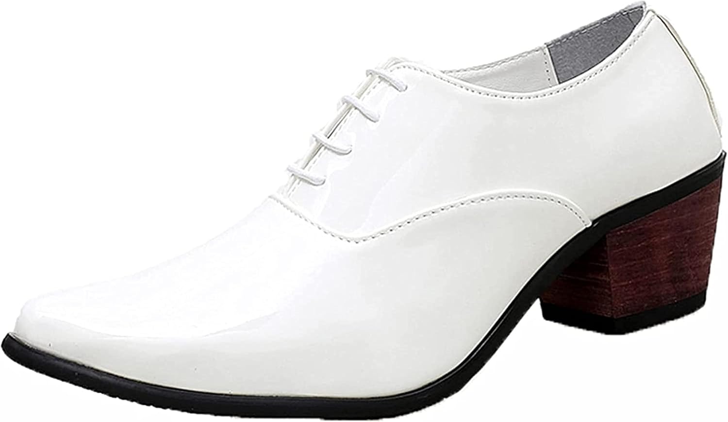 Мужские туфли Yiozoi из лаковой кожи, шнуровка, увеличение роста, оксфорды для бизнеса, свадьбы, с заостренным носком, белый
Мужские туфли Yiozoi из лаковой кожи, шнуровка, увеличение роста, оксфорды для бизнеса, свадьбы, с заостренным носком, белый