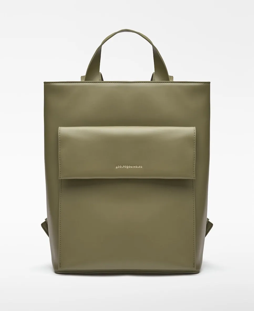 Женский рюкзак с клапаном из кожи и искусственной кожи Adolfo Dominguez, оливковый зеленый
Женский рюкзак с клапаном из кожи и искусственной кожи Adolfo Dominguez, оливковый зеленый
