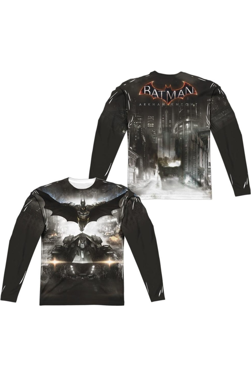 Постер Batman Arkham Knight (принт спереди/сзади) футболка с длинным рукавом для взрослых из полиэстера Gildan, белый
Постер Batman Arkham Knight (принт спереди/сзади) футболка с длинным рукавом для взрослых из полиэстера Gildan, белый