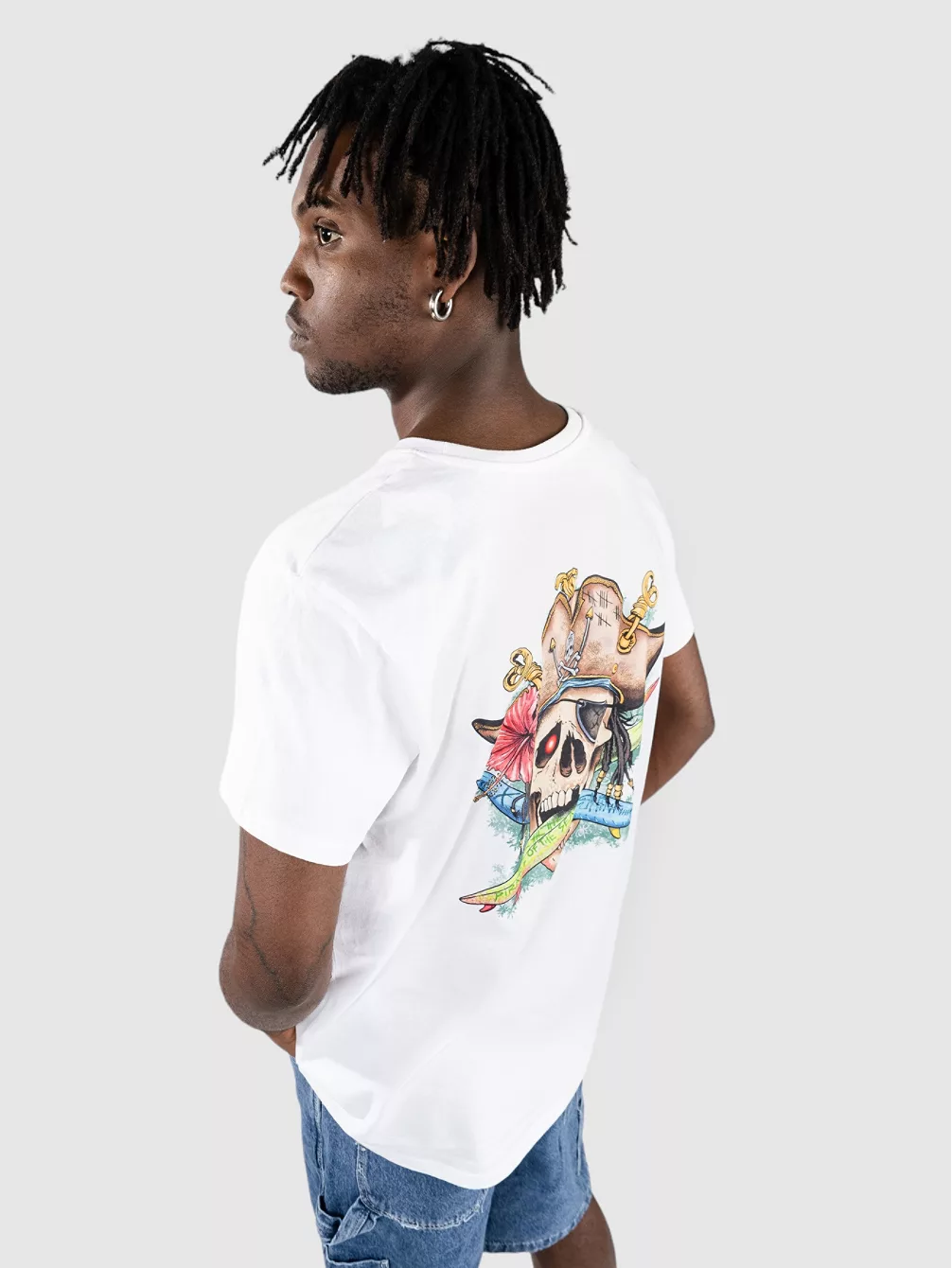 Пиратская лазерная футболка Blue Tomato, белый
Пиратская лазерная футболка Blue Tomato, белый