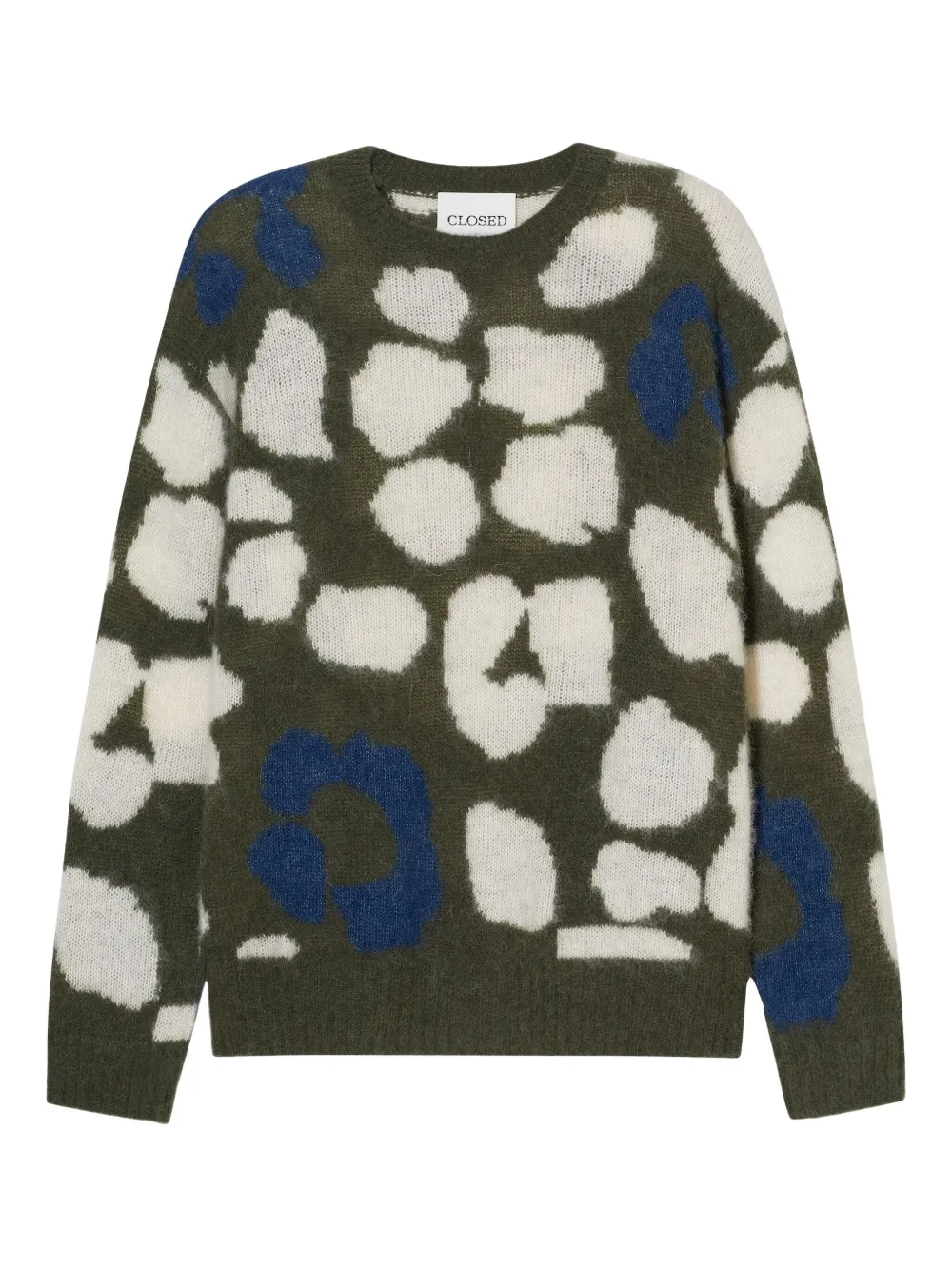 Свитер вязки интарсия с цветочным узором Closed, зеленый
Свитер вязки интарсия с цветочным узором Closed, зеленый